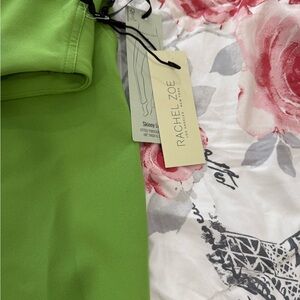 Rachel Zoe Lime Green Slim Leg Pants